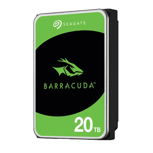 20TB Seagate BarraCuda 3.5" SATA III Hard Drive - 7200RPM, 512MB Cache